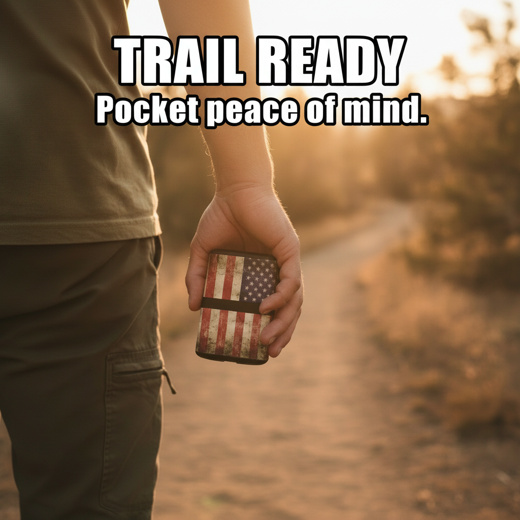 Heavy Duty Dug | Old Glory | Crush Proof pocket vault