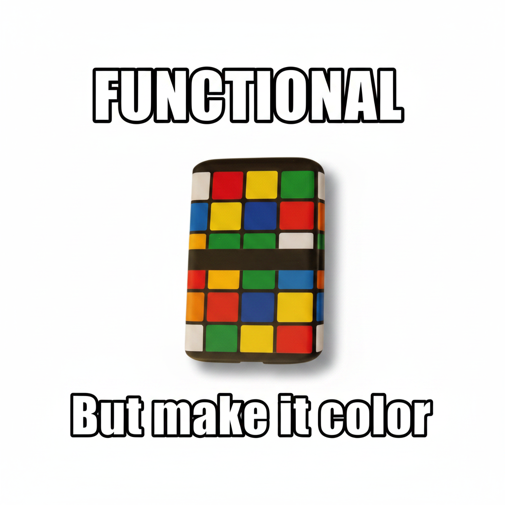 Heavy Duty Dug | RUBIX CUBE | Crushproof Pocket Vault